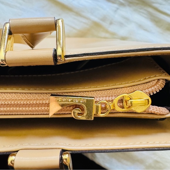 Pierre Cardin Vintage Tote Tan Bag - Picture 11 of 15